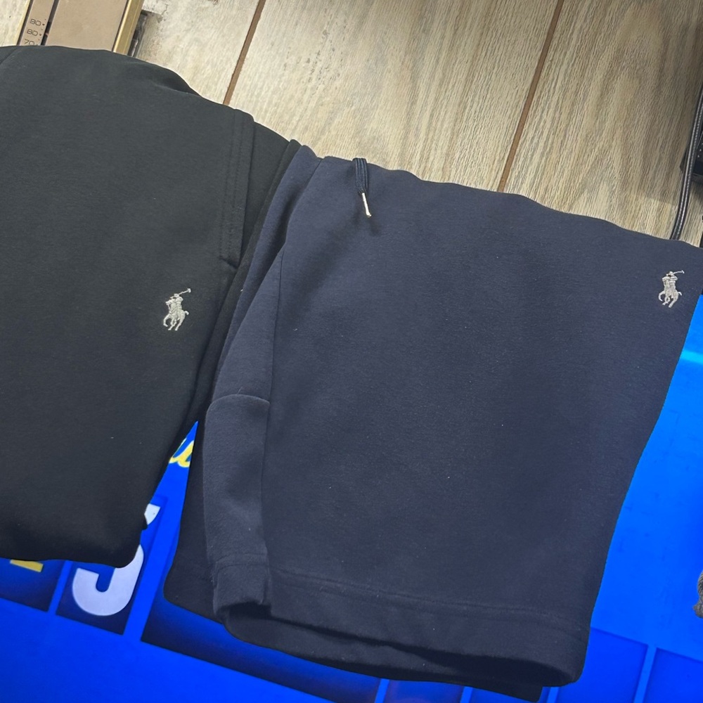 Polo by Ralph Lauren Black and Navy Sweatpants